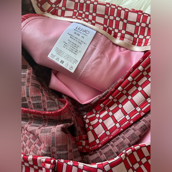 LIU.JO OPTICAL JACQUARD TROUSERS - Picture 9 of 9